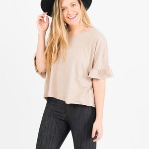 Agnes & Dora Ruffle sleeve top